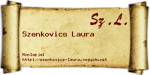 Szenkovics Laura névjegykártya